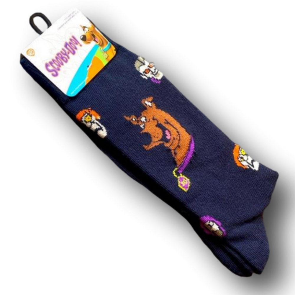3/$20 Scooby Doo Cartoon Funny Novelty Crew Socks - NWT - Picture 4 of 4